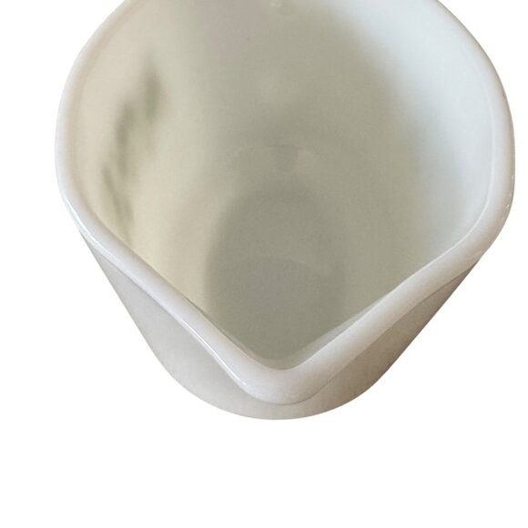 Vtg PYREX Corning Spring Blossom Milk Glass Gravy Boat Under plate Sauce Server - Picture 9 of 16